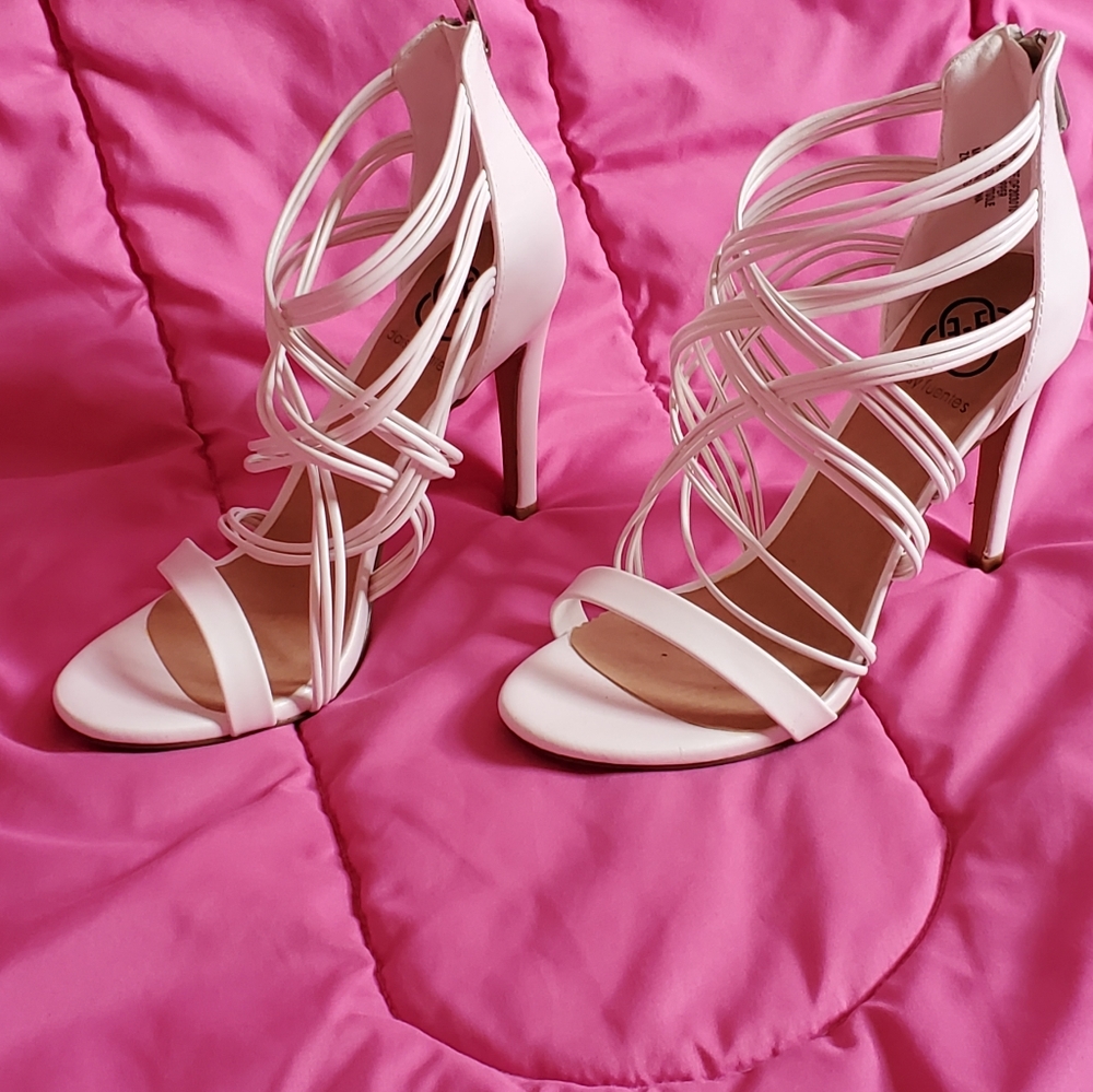Strappy heels